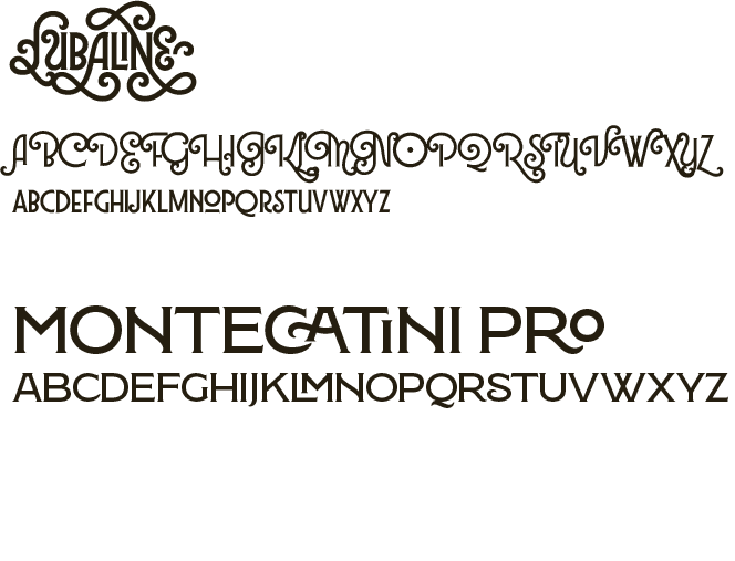 Mosaic Motive typography