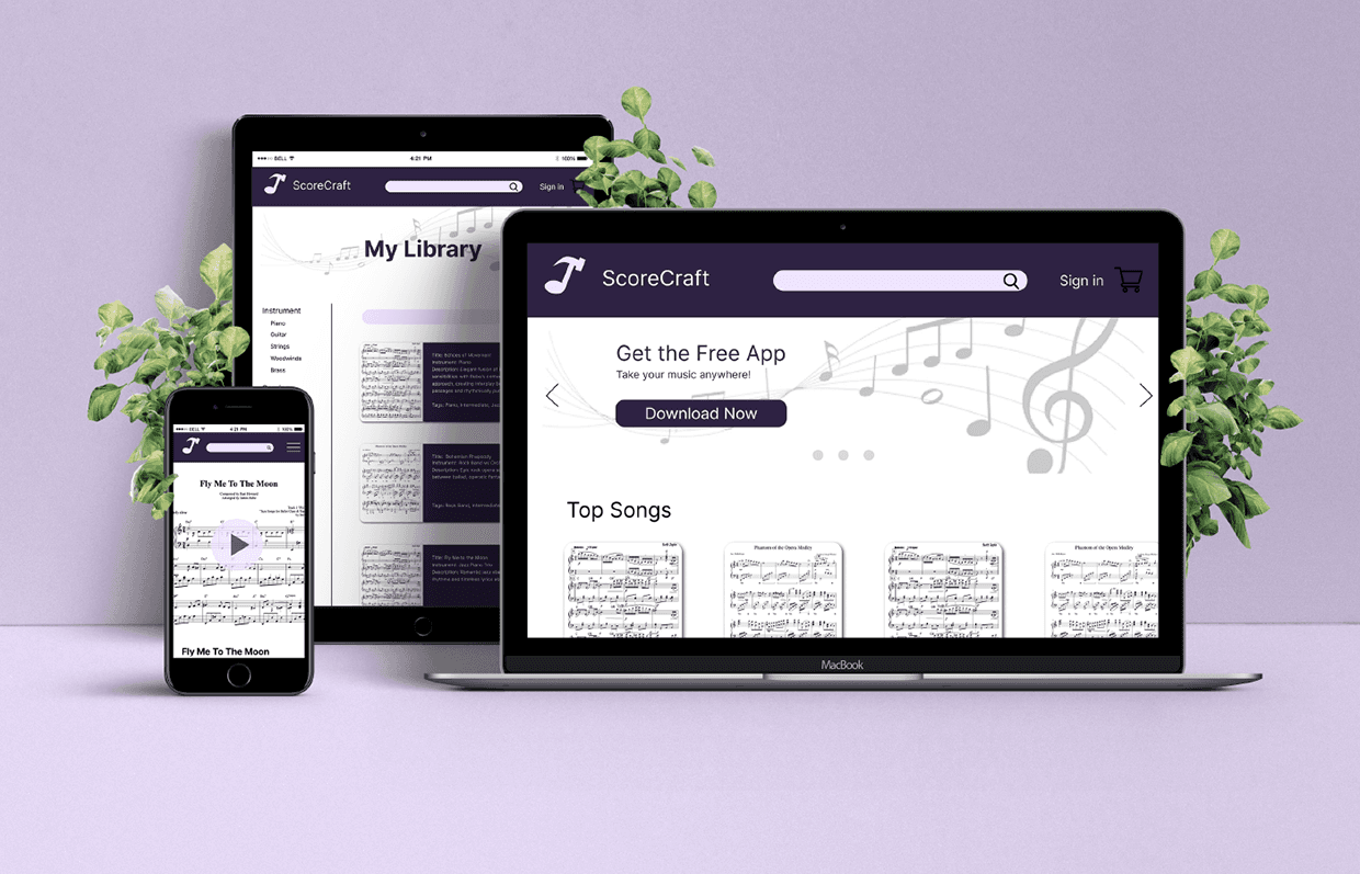 ScoreCraft Website